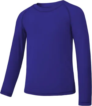 JOCMIC Boys Rash Guard Long Sleeve Swim Shirt UPF 50  Sun Protection Quick Dry Swimming Shirt for Kids