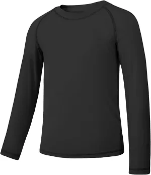 JOCMIC Boys Rash Guard Long Sleeve Swim Shirt UPF 50  Sun Protection Quick Dry Swimming Shirt for Kids