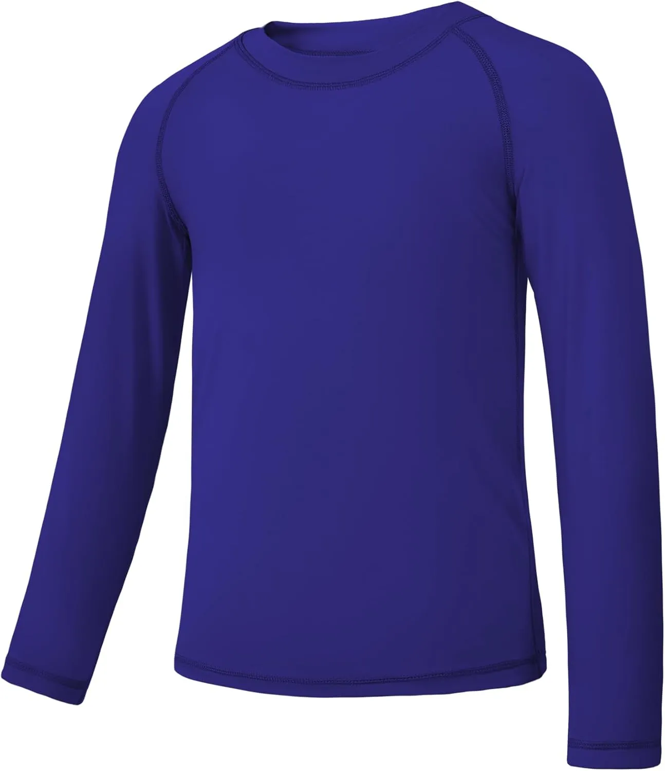 JOCMIC Boys Rash Guard Long Sleeve Swim Shirt UPF 50  Sun Protection Quick Dry Swimming Shirt for Kids