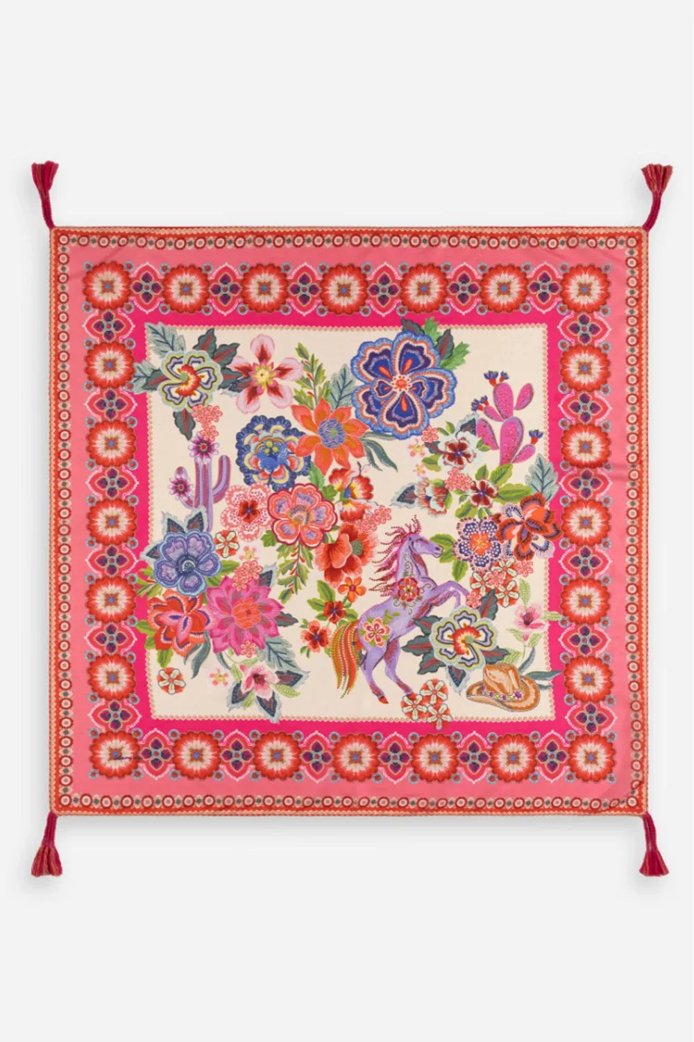 Johnny Was Silk Scarf - Kallie C93225-4 - Pre-Order June Delivery