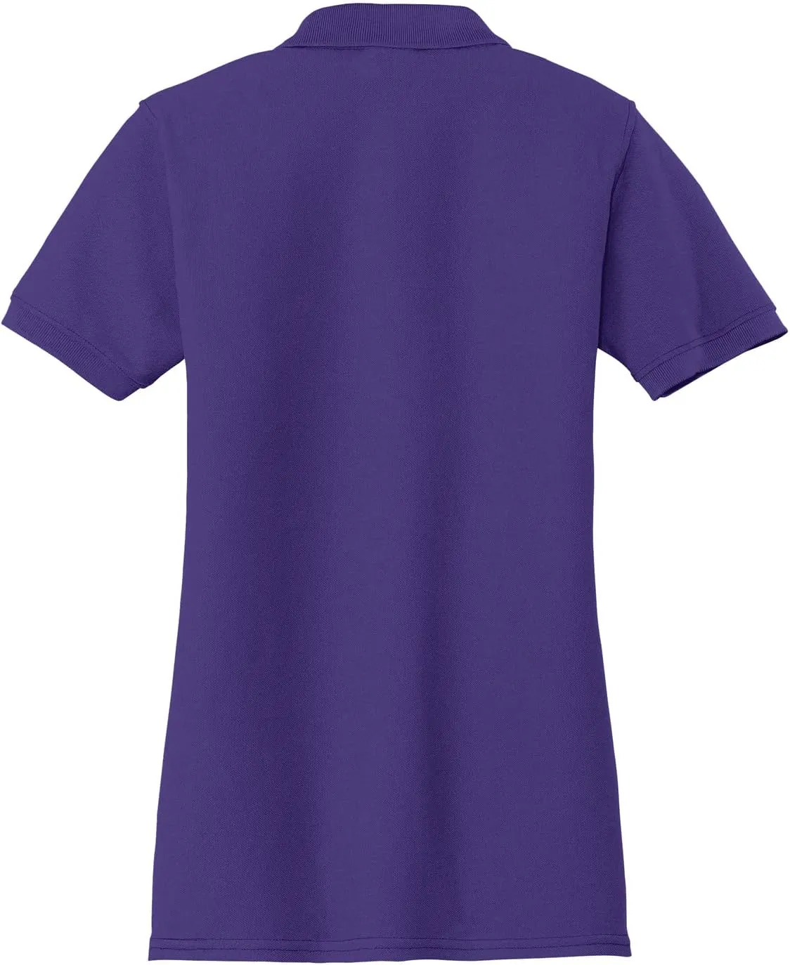 JustBlanks Womens Polo Shirt Short Sleeve Polo Shirts  Regular Fit Pique Polo Shirts for Women 4-Button Polo Tee
