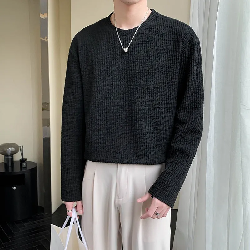 [Korean Style] 6 Colors Long Sleeved Knit Sweatshirts