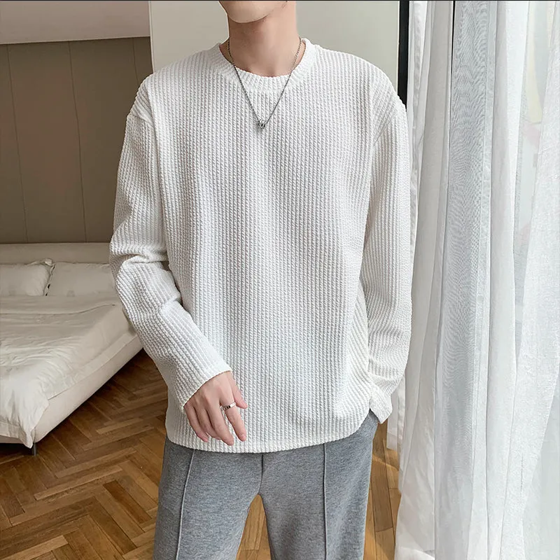 [Korean Style] 6 Colors Long Sleeved Knit Sweatshirts