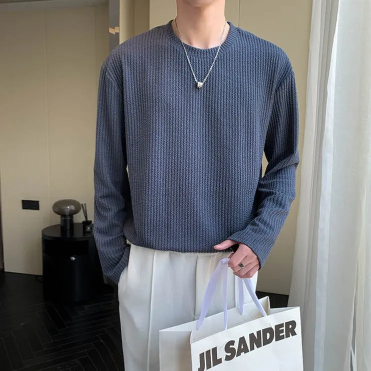 [Korean Style] 6 Colors Long Sleeved Knit Sweatshirts