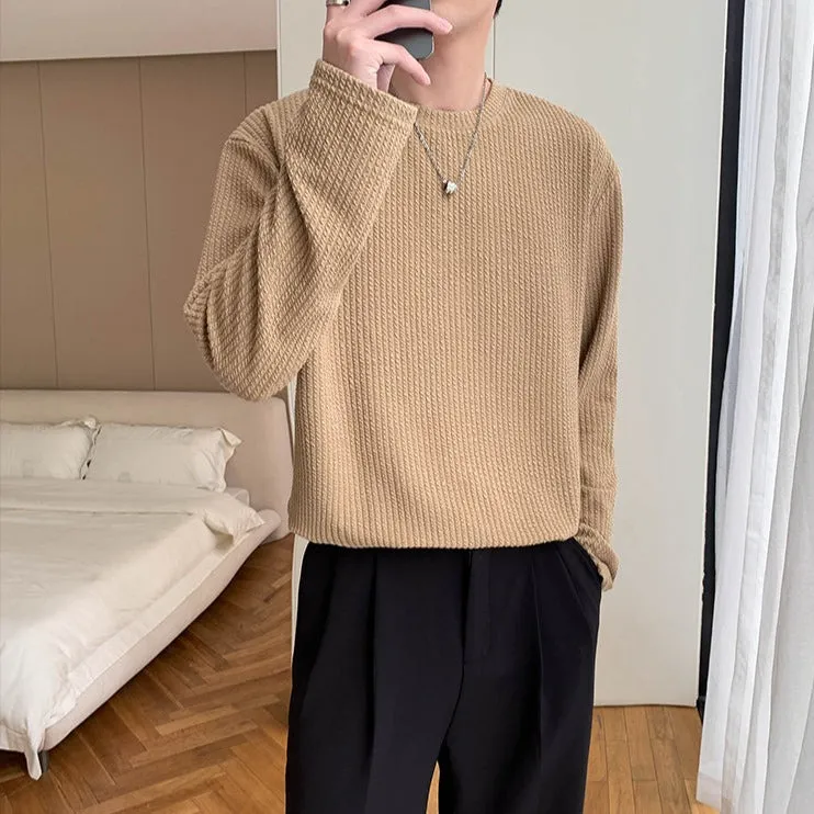 [Korean Style] 6 Colors Long Sleeved Knit Sweatshirts