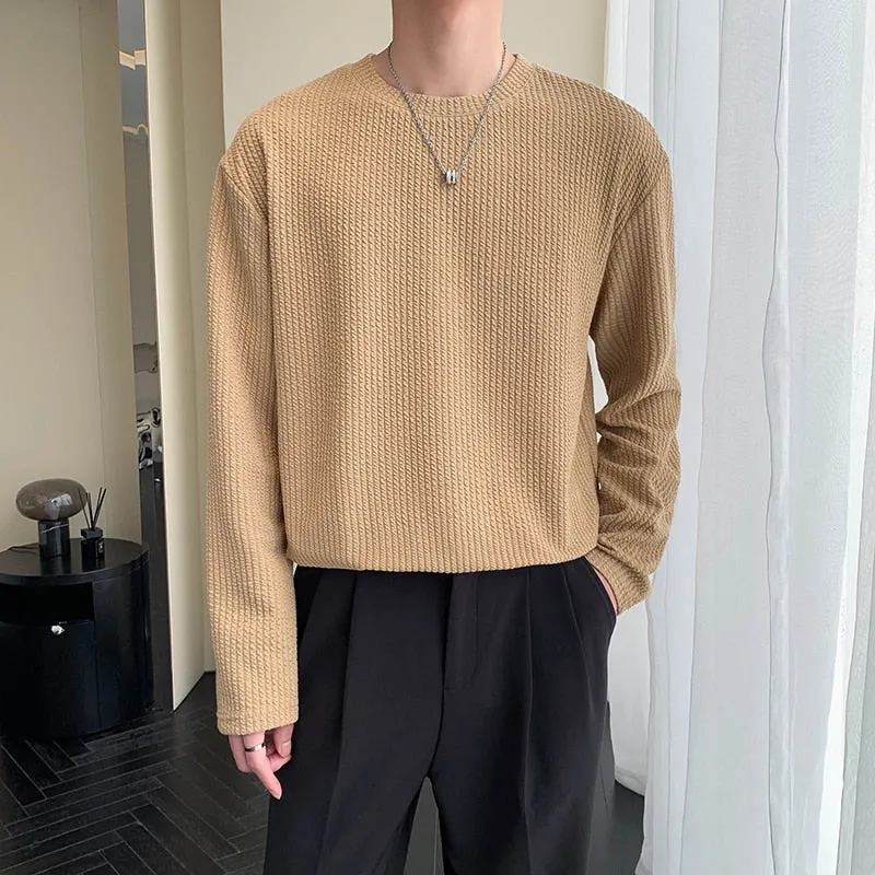 [Korean Style] 6 Colors Long Sleeved Knit Sweatshirts