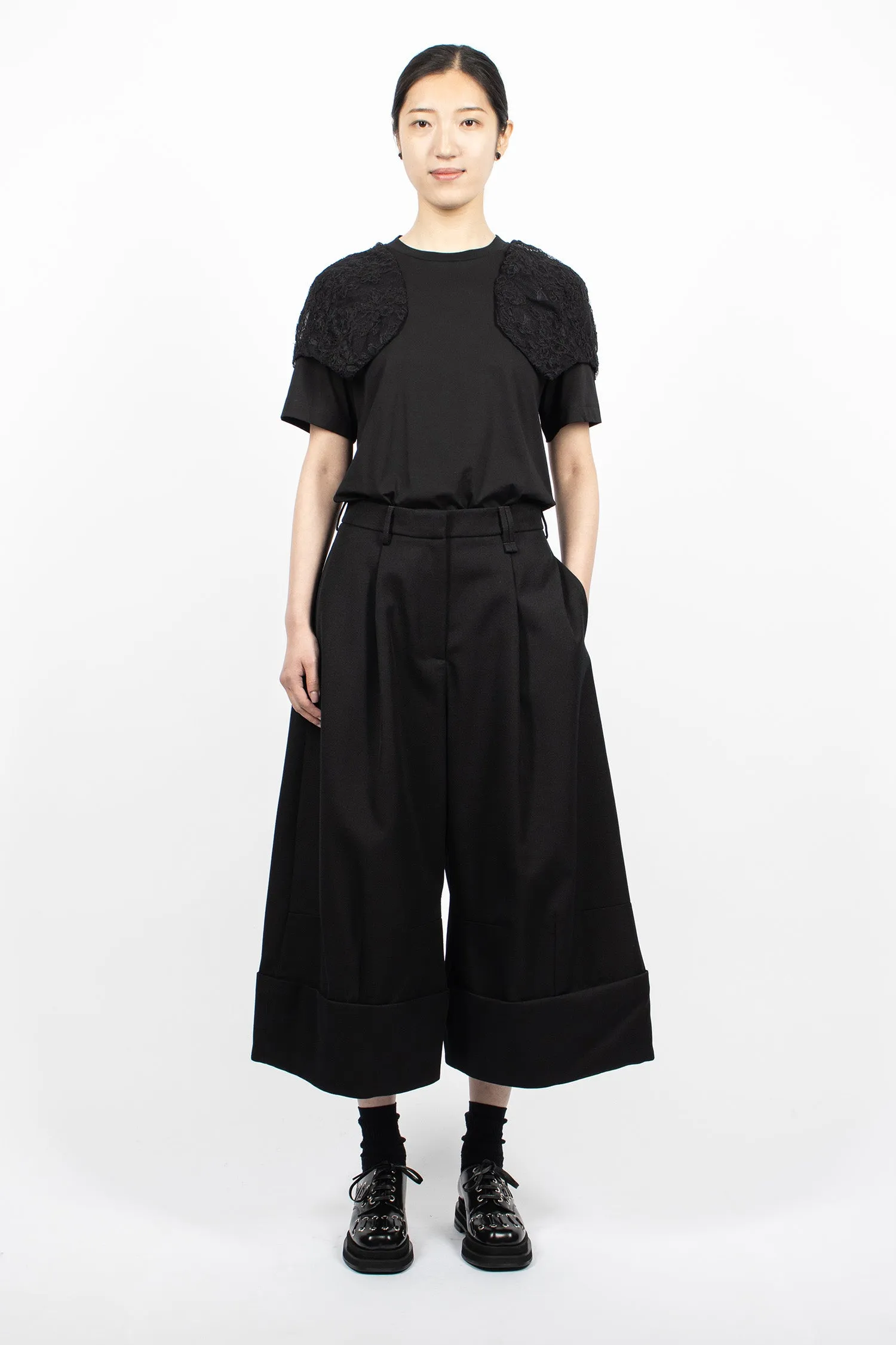 Lace Caps Boy T-Shirt Black