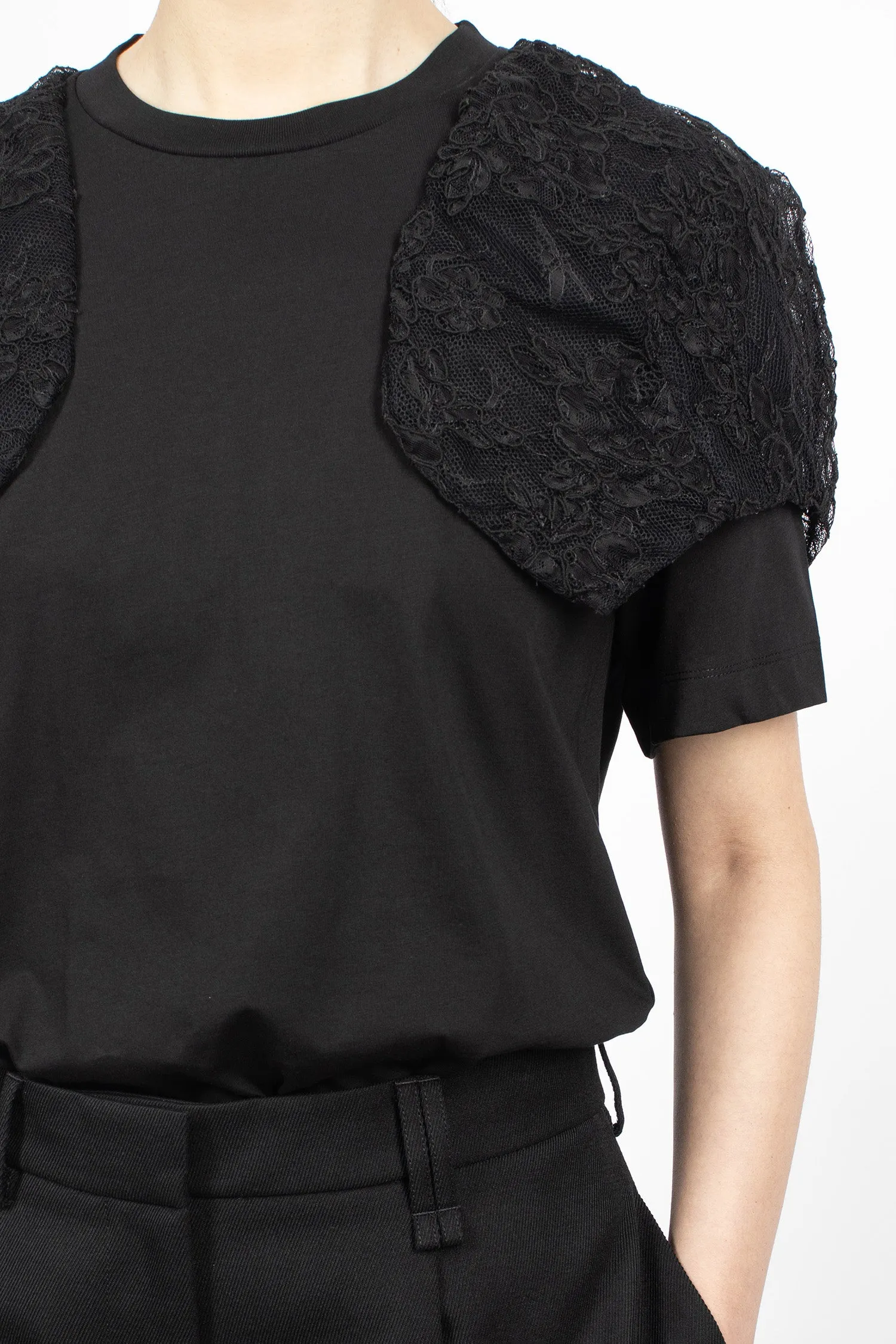Lace Caps Boy T-Shirt Black