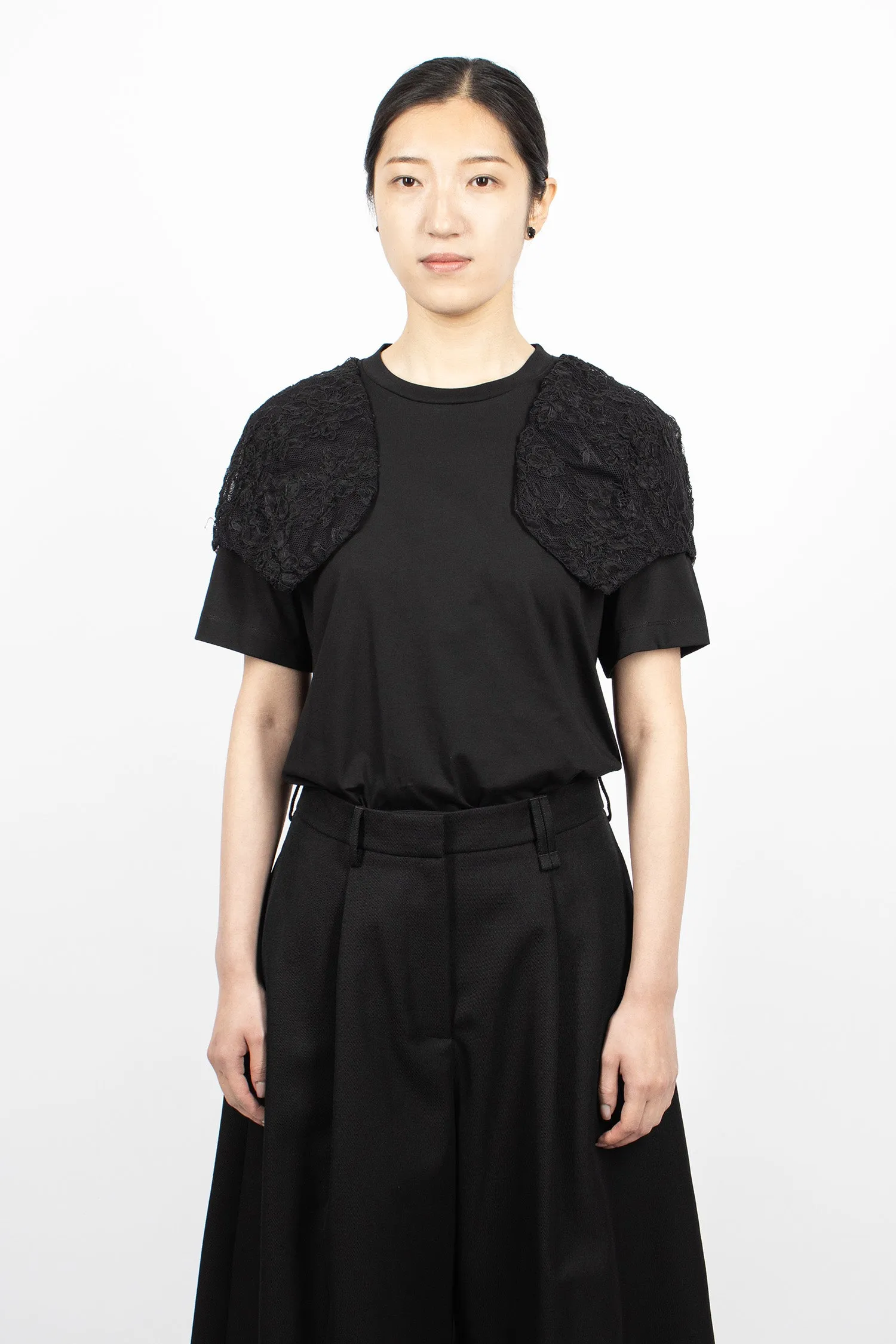 Lace Caps Boy T-Shirt Black