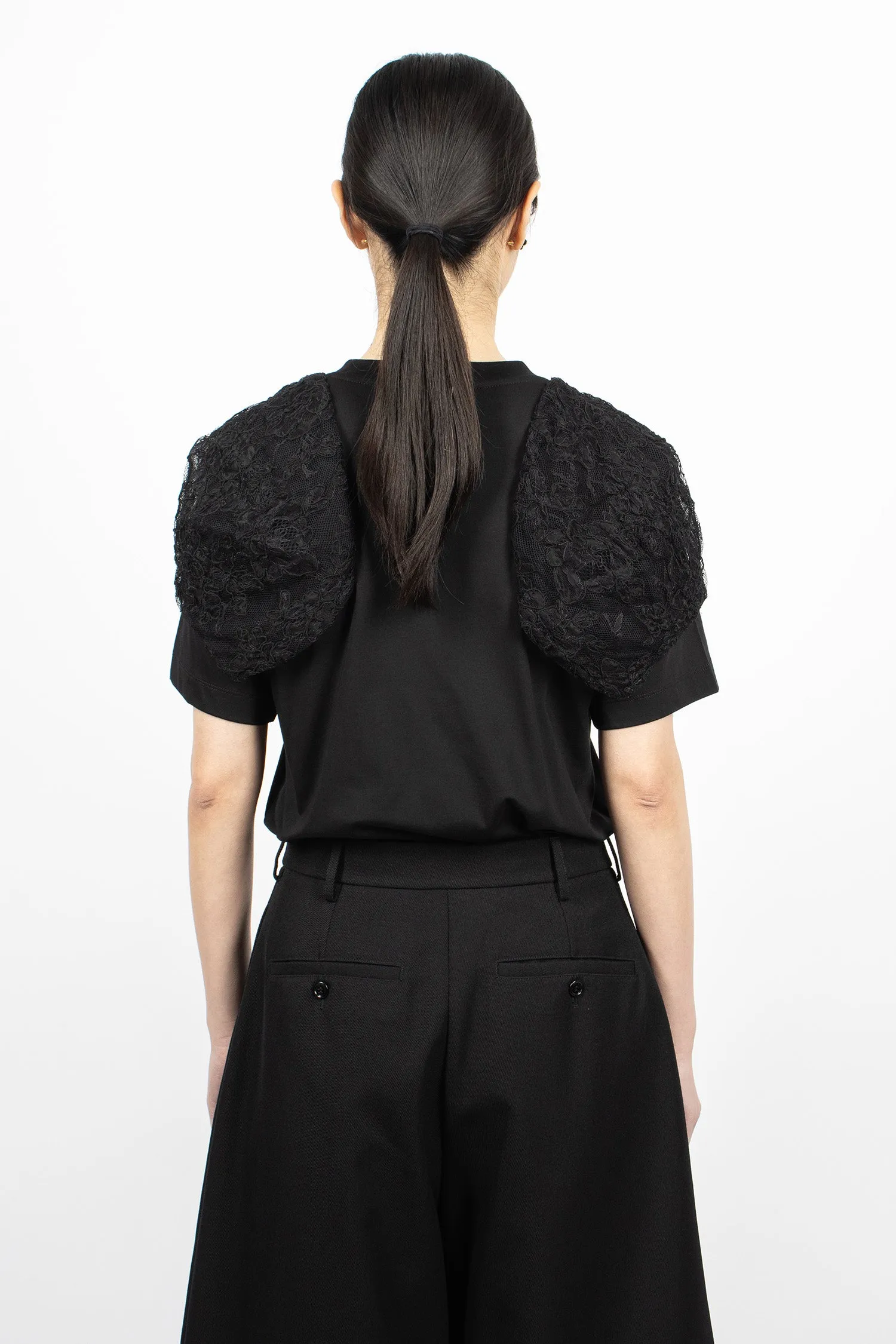 Lace Caps Boy T-Shirt Black