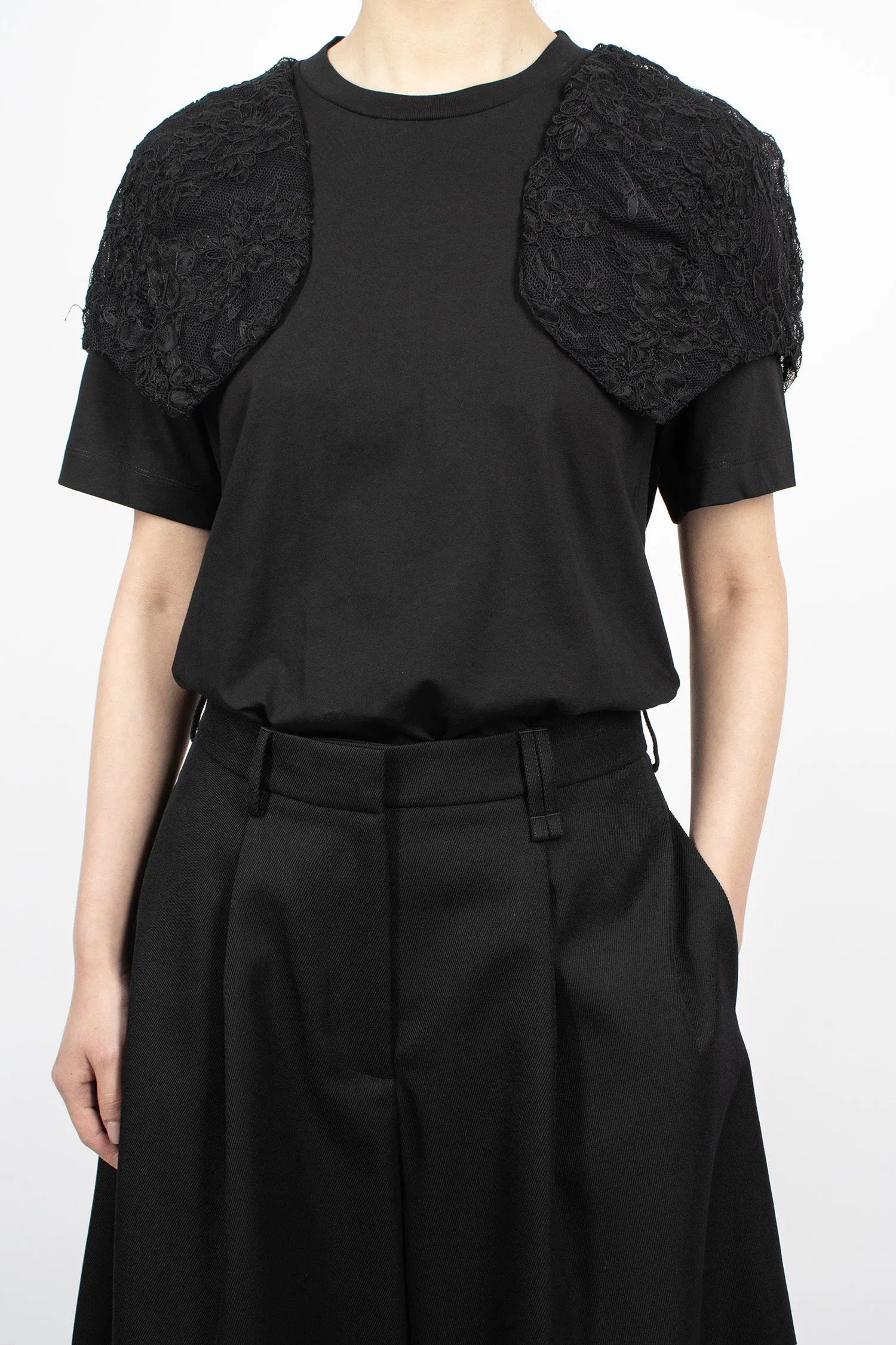 Lace Caps Boy T-Shirt Black