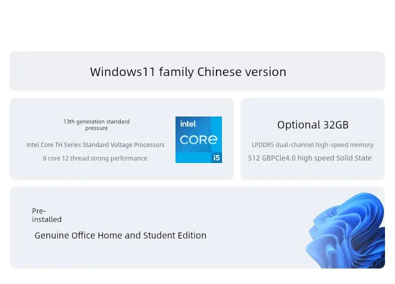 Lenovo Xiaoxin 16 Business Office Portable Ultra-Light Tablet