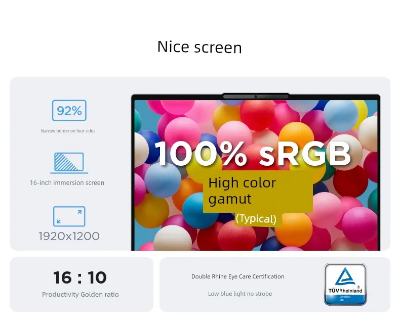 Lenovo Xiaoxin 16 Business Office Portable Ultra-Light Tablet