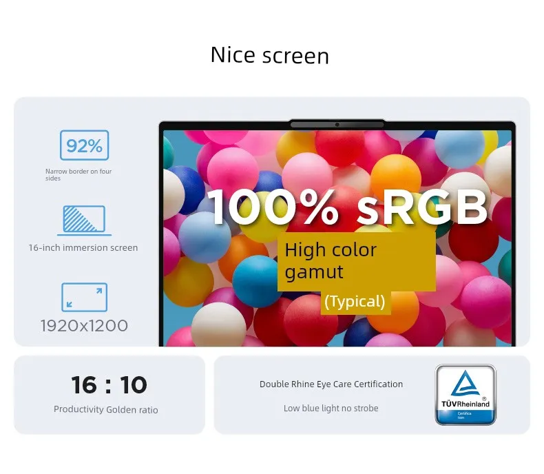Lenovo Xiaoxin 16 Business Office Portable Ultra-Light Tablet