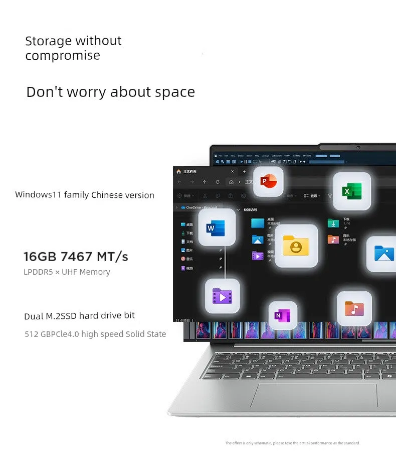 Lenovo Xiaoxin 16 Business Office Portable Ultra-Light Tablet