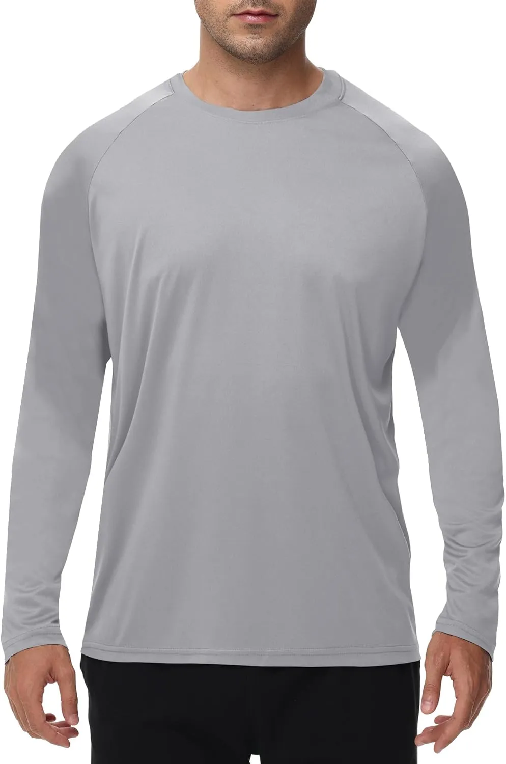 Long Sleeve Shirts for Men - Dry Fit Moisture Wicking UV UPF Sun Protection T-Shirts for Fishing Workout Swim