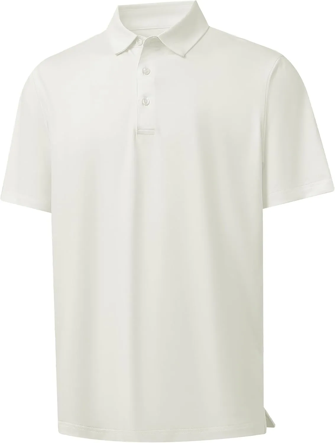 M MAELREG Golf Shirts for Men Dry Fit Moisture Wicking Performance Solid Collared Casual Mens Polo Shirts Short Sleeve