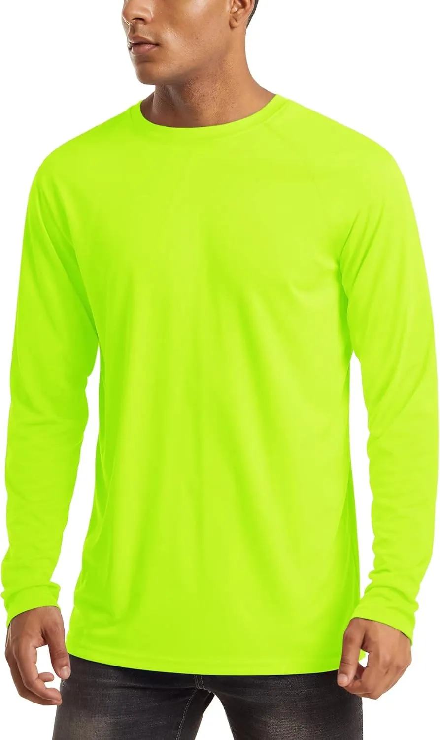 MAGCOMSEN Men's Long Sleeve Shirts UPF 50  UV Sun Protection Athletic Shirts for Hiking Running Workout Rash Guard
