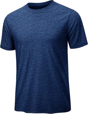 MAGCOMSEN Men's Short Sleeve Sun Protection Shirts Quick Dry Athletic T-Shirts Hiking Running Workout Gym Rash Guard