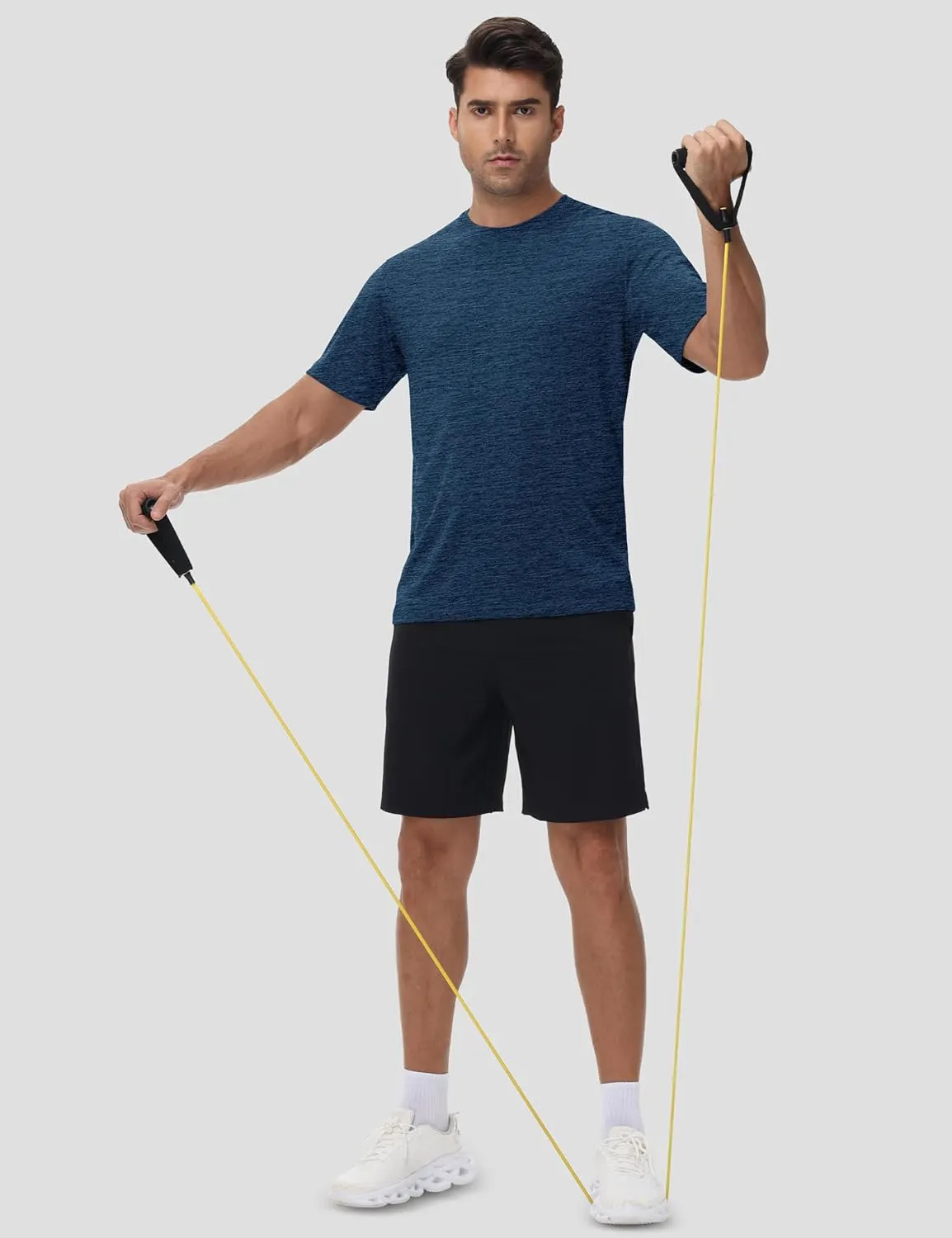 MAGCOMSEN Men's Short Sleeve Sun Protection Shirts Quick Dry Athletic T-Shirts Hiking Running Workout Gym Rash Guard