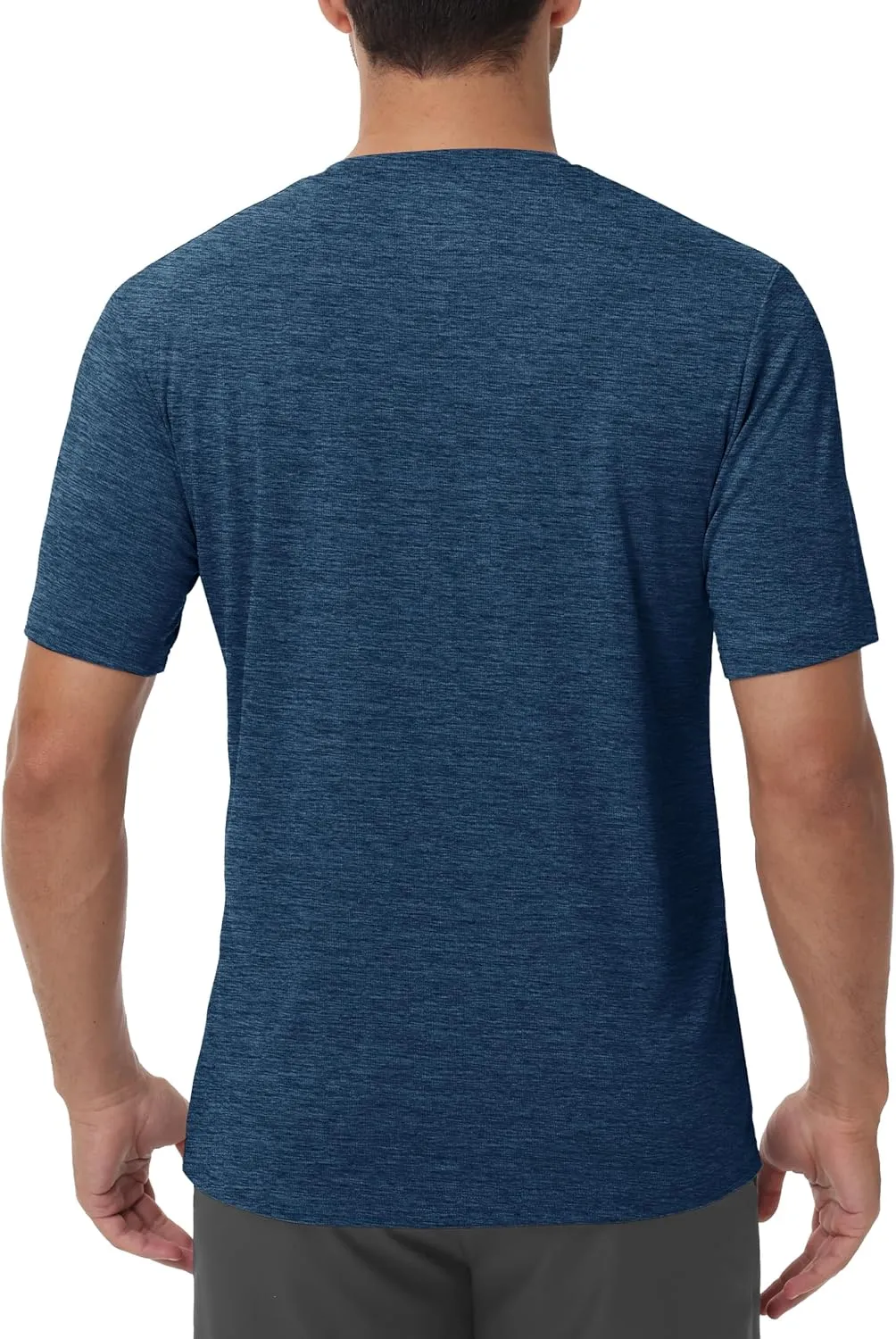 MAGCOMSEN Men's Short Sleeve Sun Protection Shirts Quick Dry Athletic T-Shirts Hiking Running Workout Gym Rash Guard