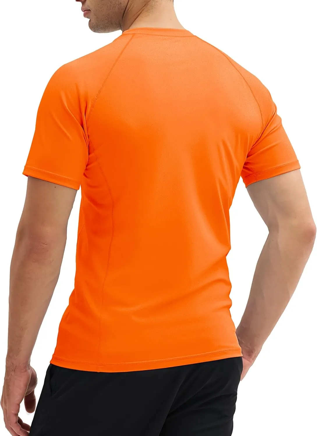 MAGCOMSEN Men's Short Sleeve UPF 50  T-Shirt Swim Quick Dry Rash Guard Athletic Surf Shirts Performance Water Shirts