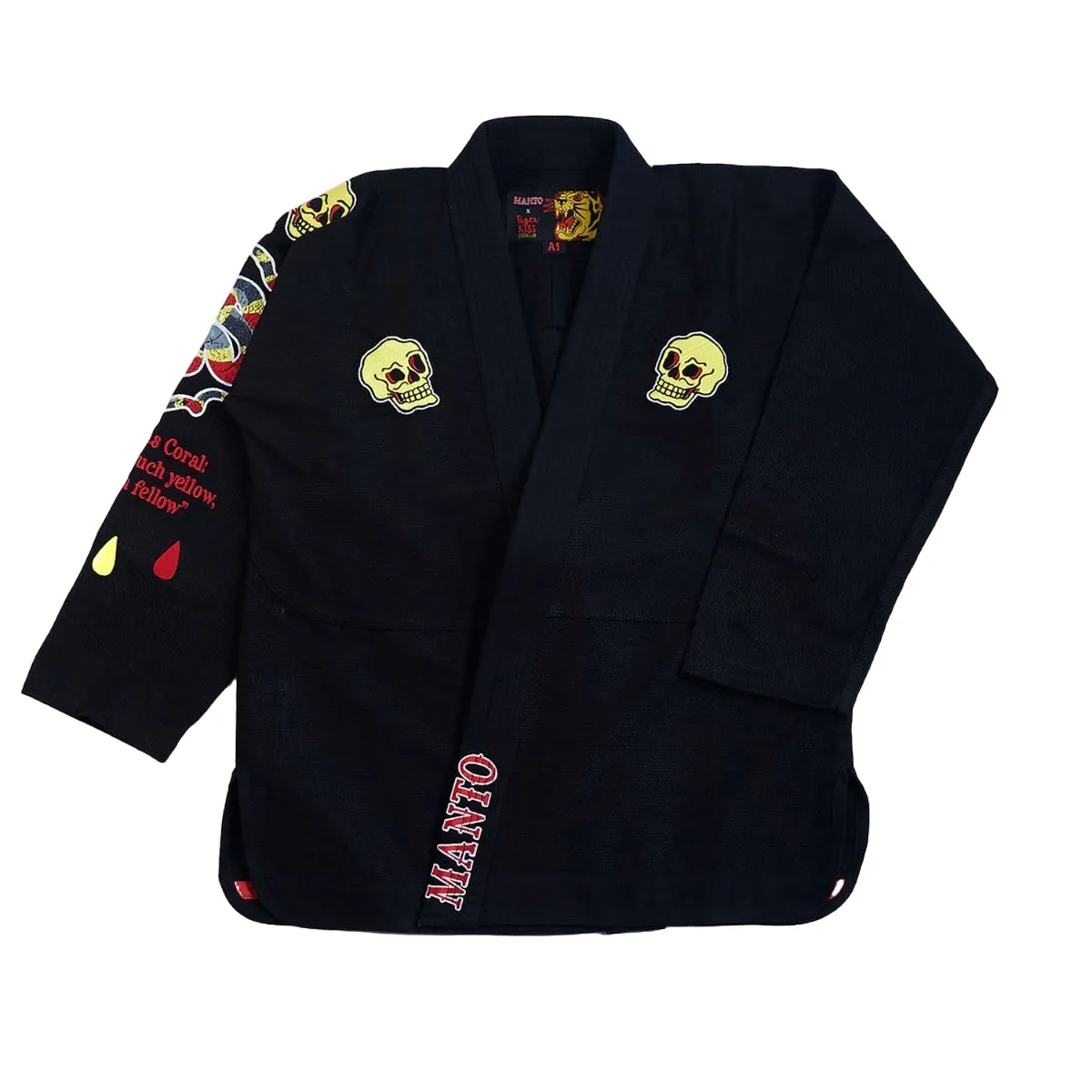 Manto Coral BJJ Gi Black