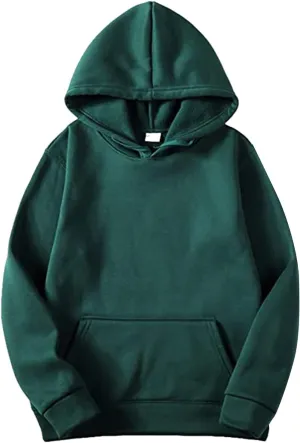 Men Hoodie Sweatshirt Loose Fit Drawstring Pullover Hooded Fashion Casual Long Sleeve Sweatshirts with Pockets