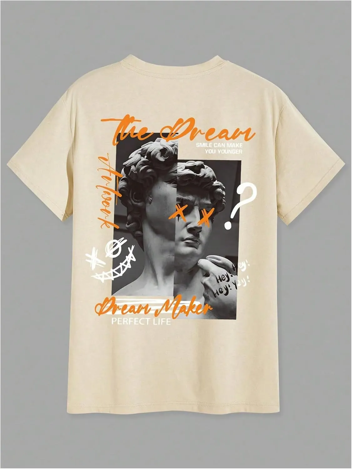 Men's 3 Pack Y2K Graphic Tees Short Sleeve Crew Neck Summer T-Shirts Top