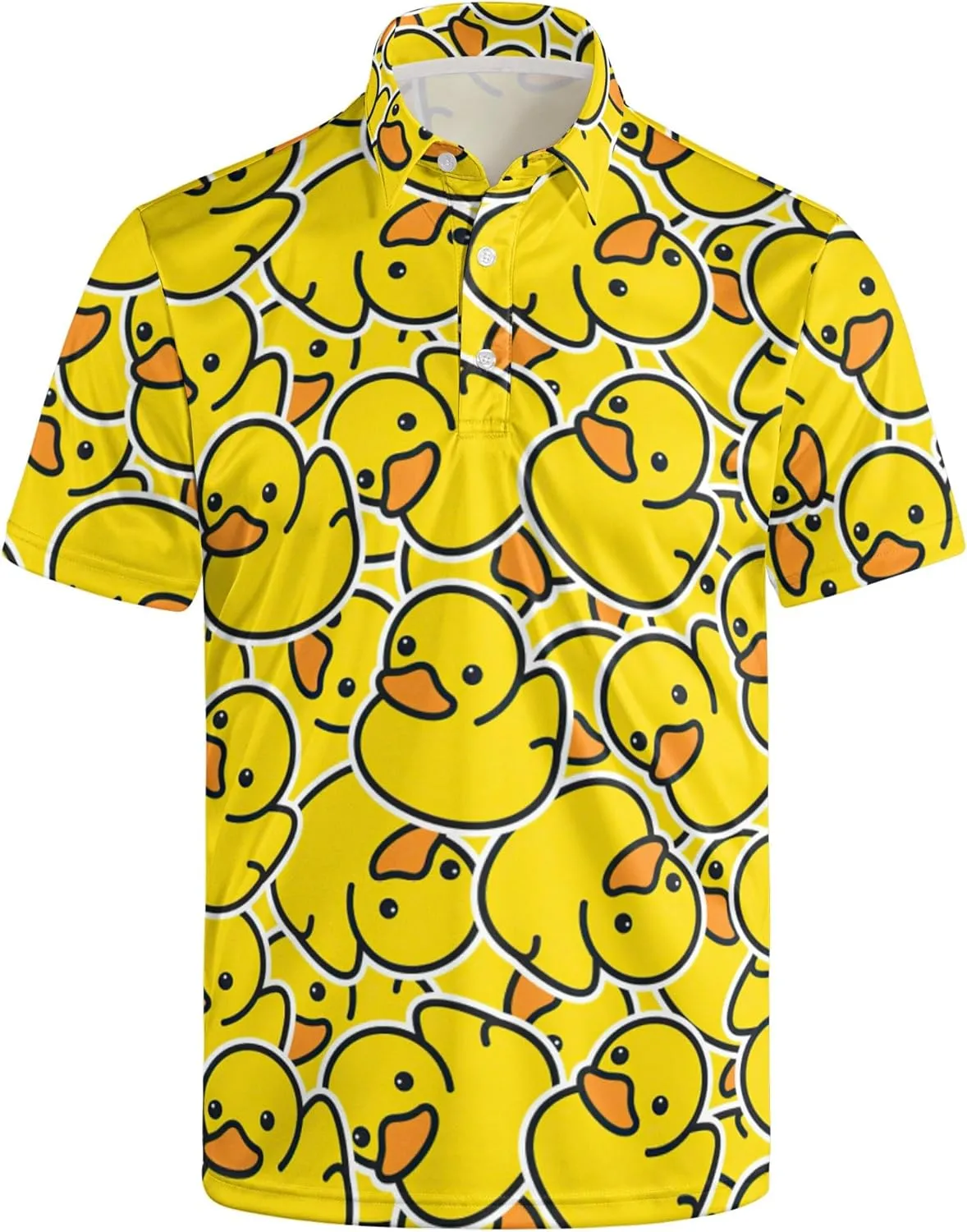 Mens 80s Golf Shirt Dry Fit Performance Short Sleeve Print Shirts Funny 90s Golf Shirts for Men