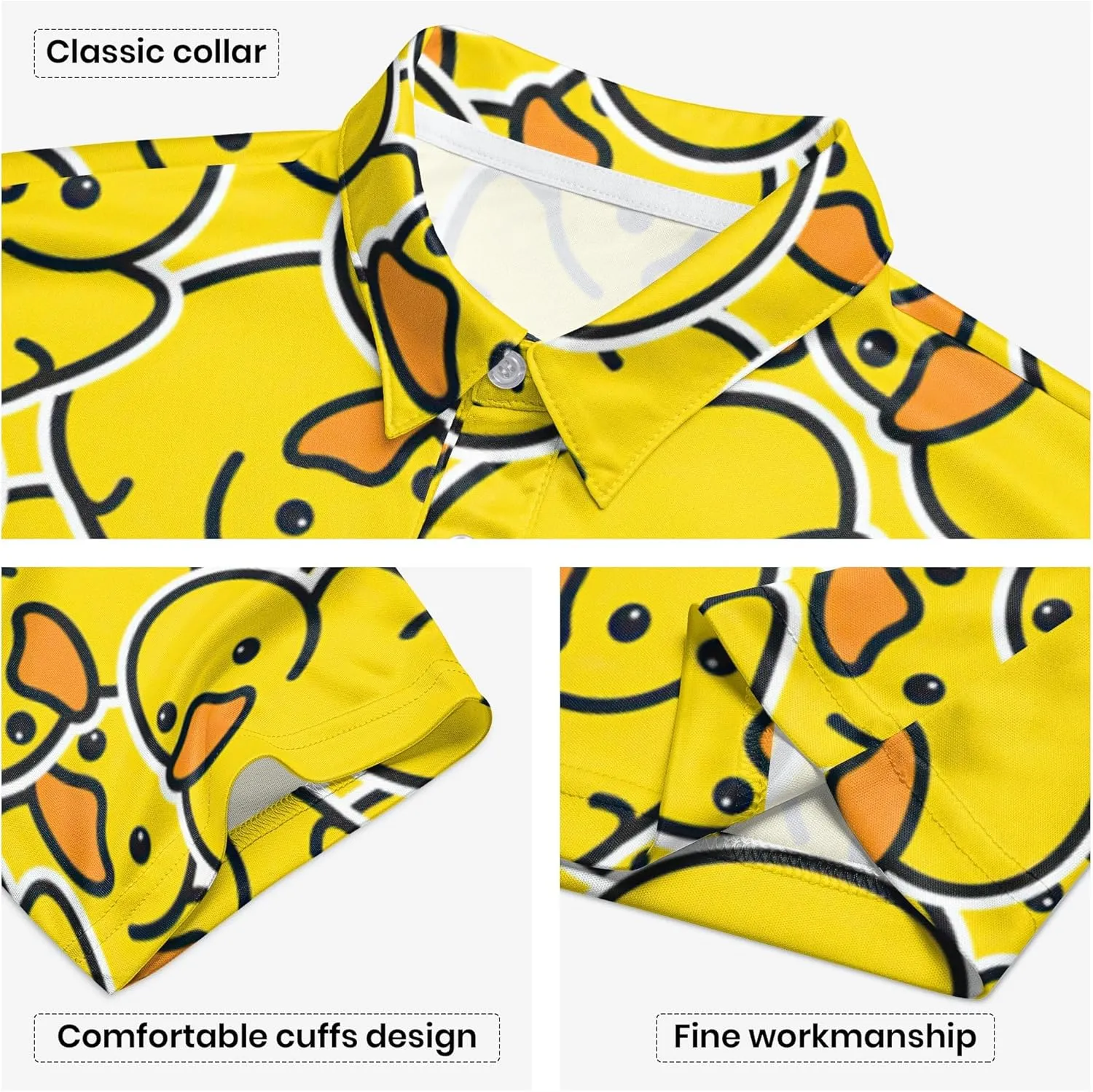 Mens 80s Golf Shirt Dry Fit Performance Short Sleeve Print Shirts Funny 90s Golf Shirts for Men