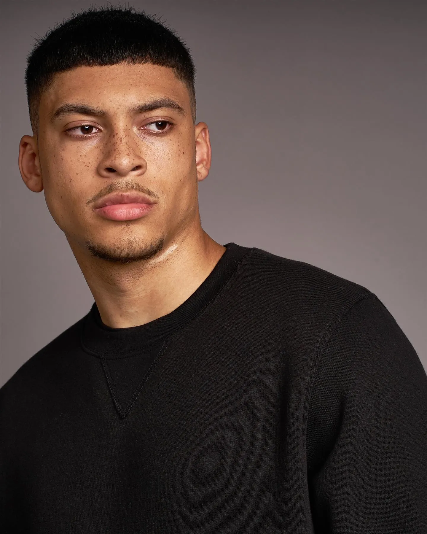 Mens Cranwood Crew Sweat Black