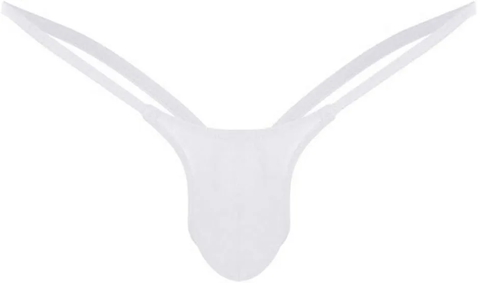Men's Lace Sissy Thongs Panties See Through Sheer Mesh G-String Bikini Underwear