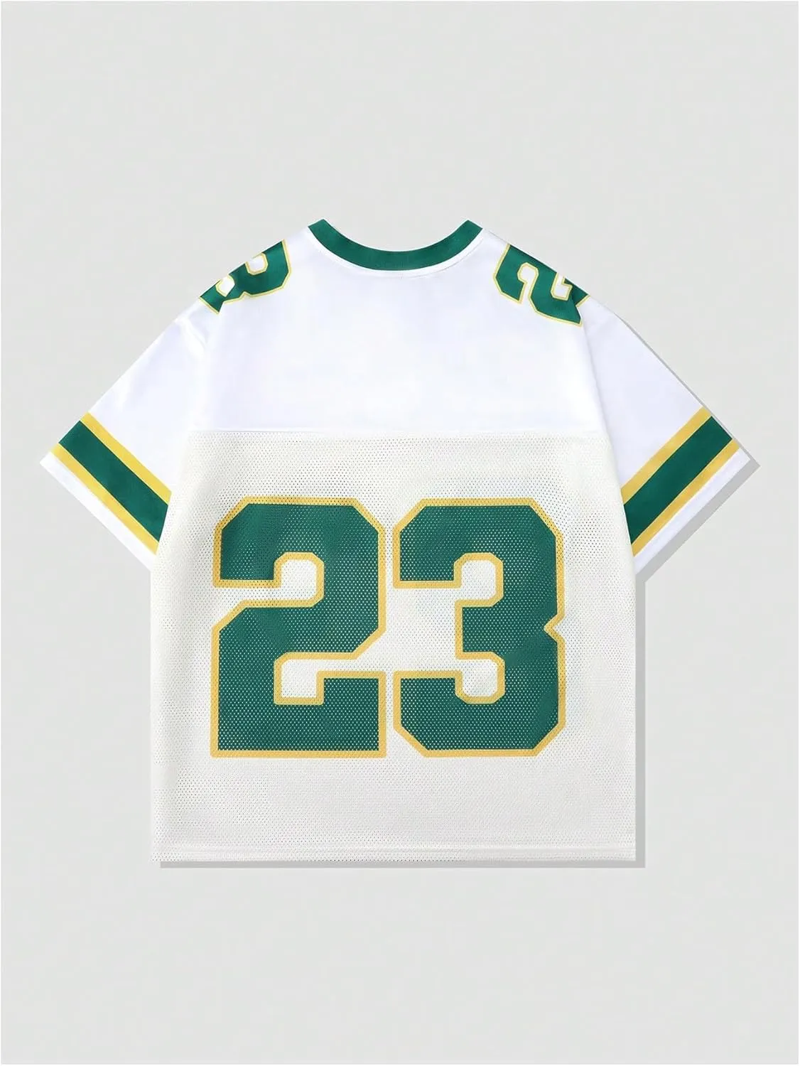 Men's Number Graphic Jersey Shirts Short Sleeve Striped Casual T Shirt Top Athletic Sports Jersey T Shirts Streetwear