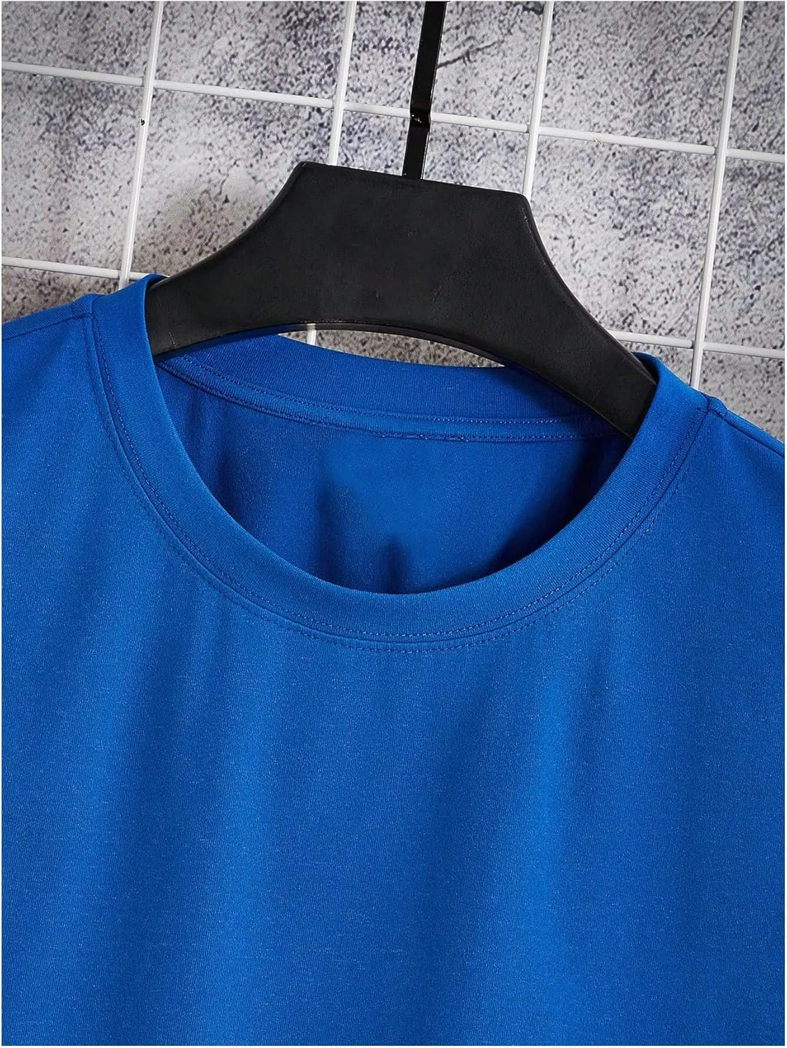Men's Oversized T Shirt Short Sleeve Crew Neck Graphic Tees Drop Shoulder Summer Tops Streetwear