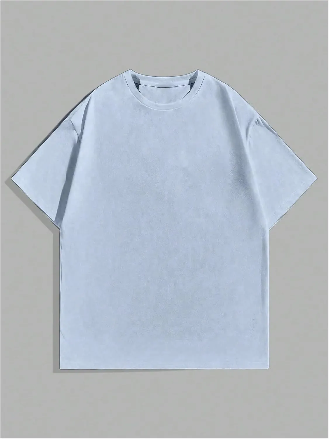 Men's Oversized T Shirt Short Sleeve Crew Neck Graphic Tees Drop Shoulder Summer Tops Streetwear