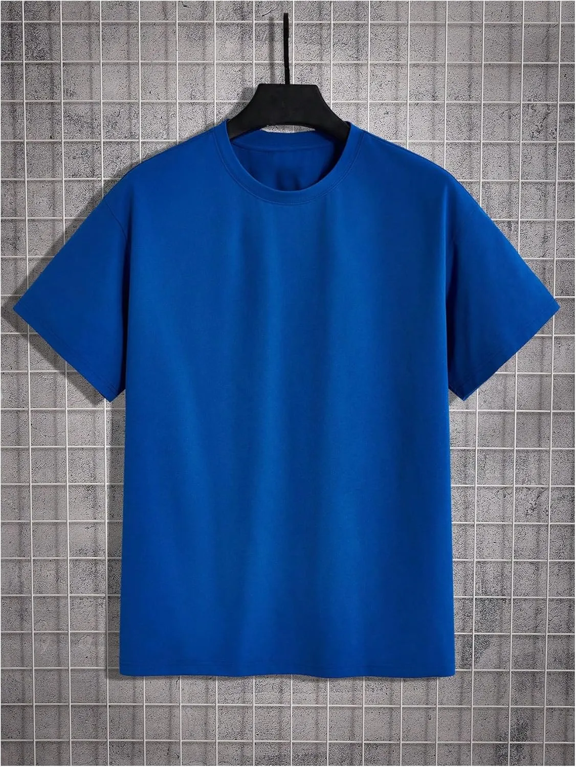 Men's Oversized T Shirt Short Sleeve Crew Neck Graphic Tees Drop Shoulder Summer Tops Streetwear
