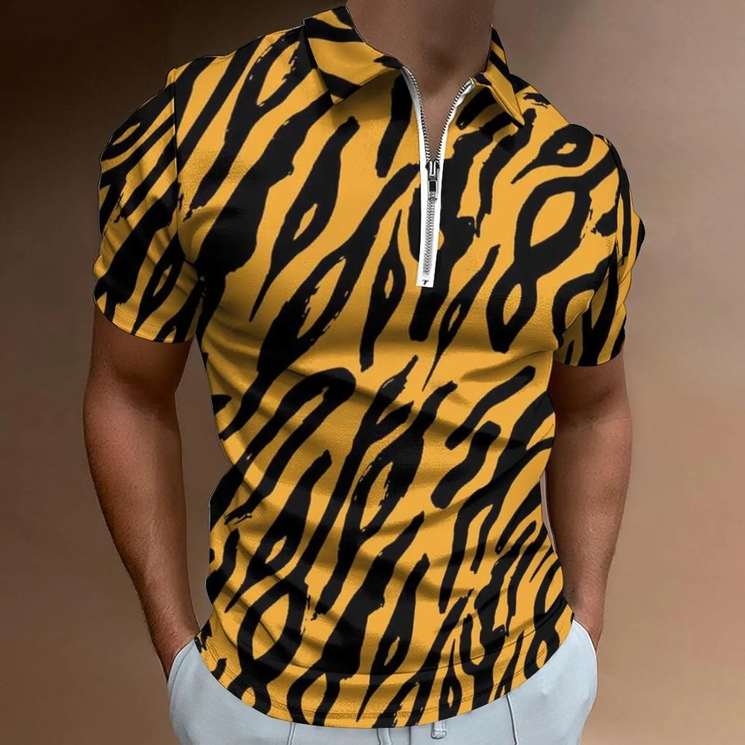 Mens Polo Shirts Short Sleeve Casual Solid Stylish Dry Fit Performance Designed Collared Golf Polo Shirts for Men