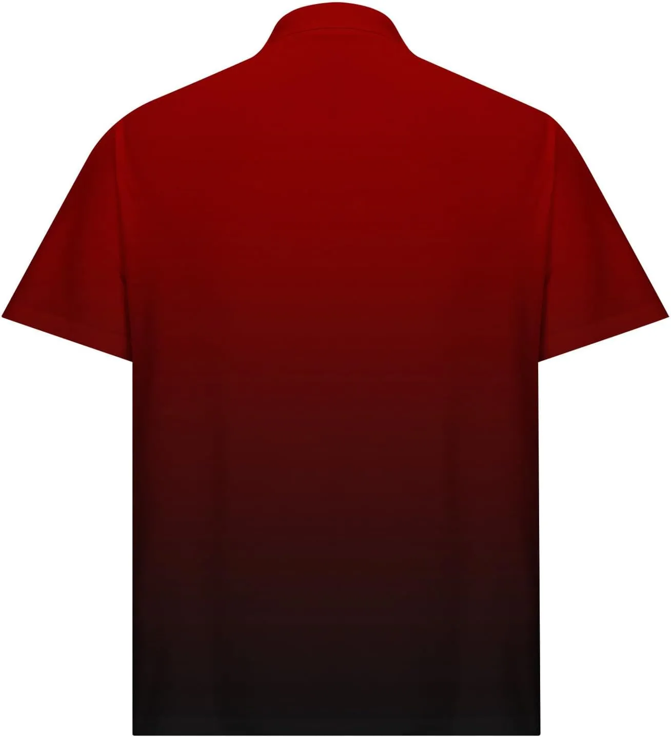 Mens Polo Shirts Short Sleeve Gradient Color Gym Workout Golf T-Shirt Casual Fashion V Neck Button Down Tops 2025