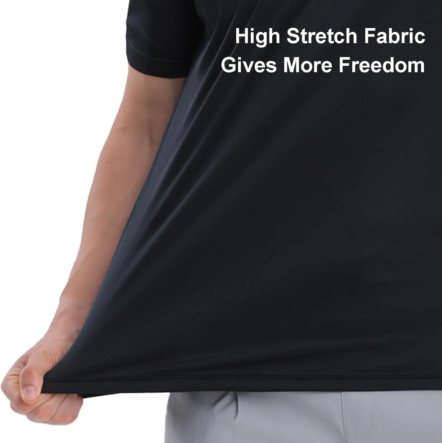 Mens Polo Shirts Short Sleeve,1 Pack/5 Pack Quick Dry Moisture Wicking Polos Workout Golf Shirts for Men
