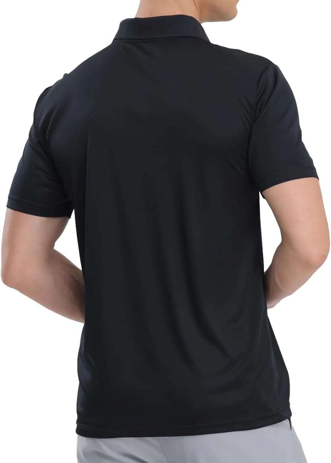 Mens Polo Shirts Short Sleeve,1 Pack/5 Pack Quick Dry Moisture Wicking Polos Workout Golf Shirts for Men