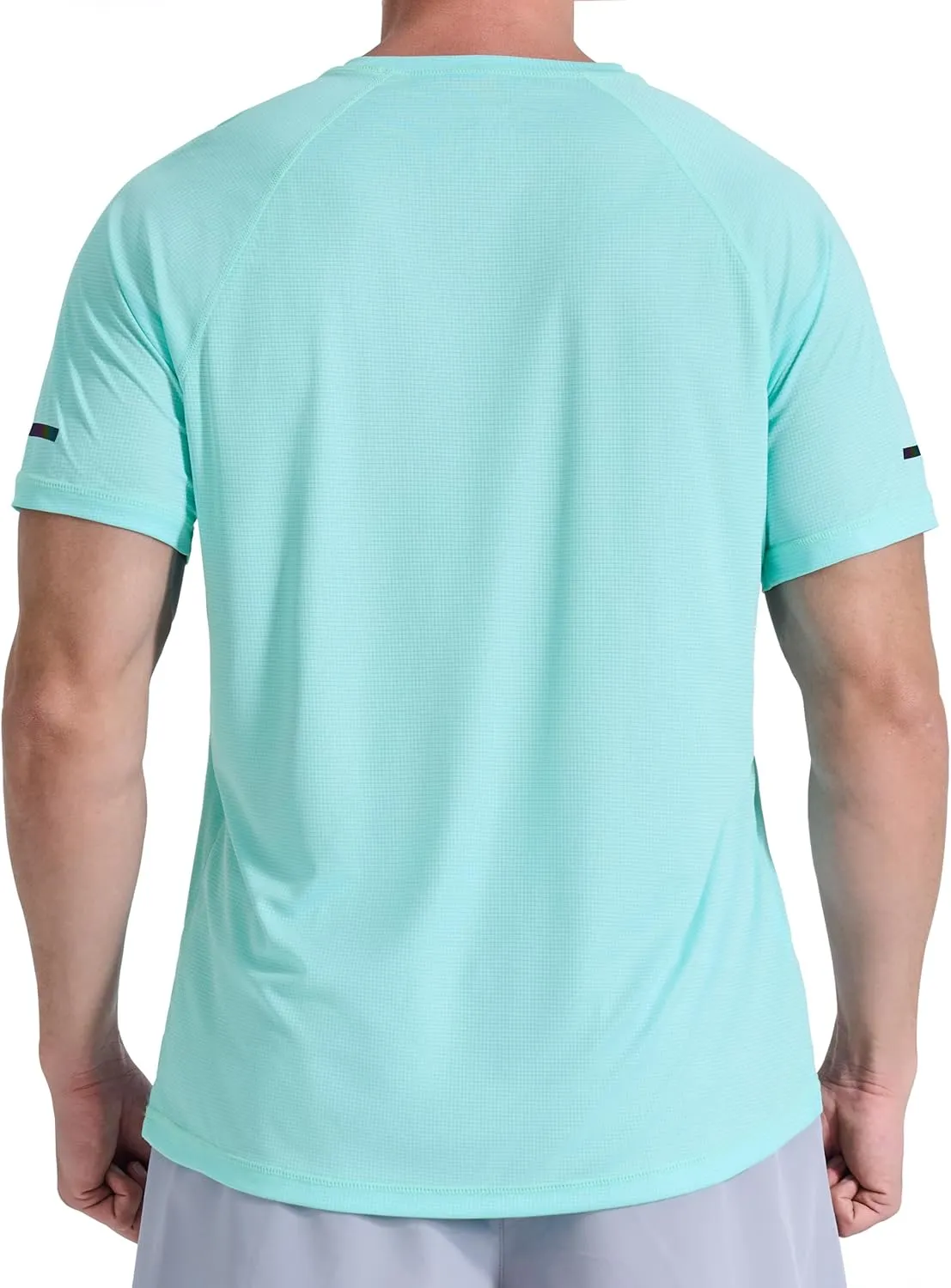 Men's Summer Short Sleeve Shirts Quick Dry Workout Lightweight T-Shirts Gym Running Swim Athletic Shirt 2025