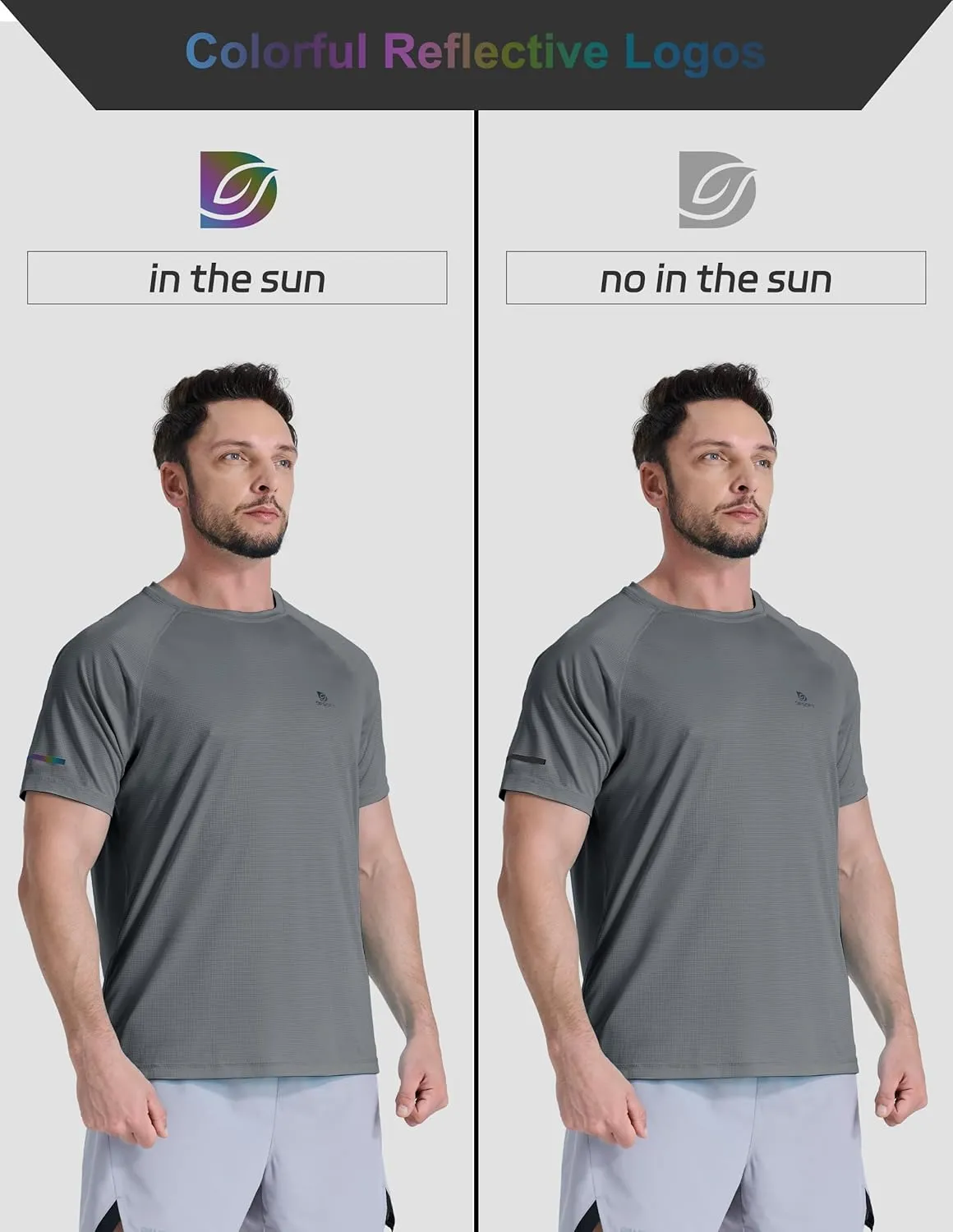 Men's Summer Short Sleeve Shirts Quick Dry Workout Lightweight T-Shirts Gym Running Swim Athletic Shirt 2025