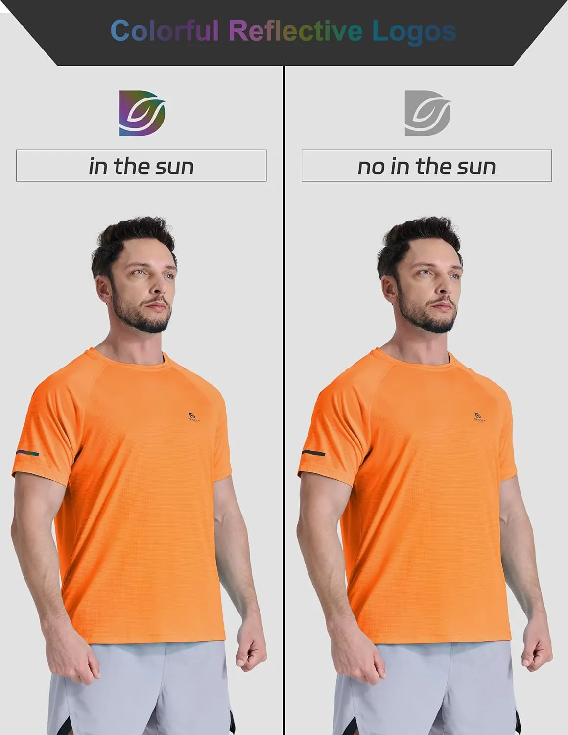 Men's Summer Short Sleeve Shirts Quick Dry Workout Lightweight T-Shirts Gym Running Swim Athletic Shirt 2025