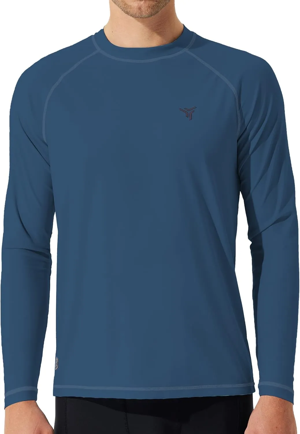 Men's Swim Shirts Rash Guard UPF 50  Long & Short Sleeve UV Sun Protection Summer Shirts Fishing Hiking T-Shirt