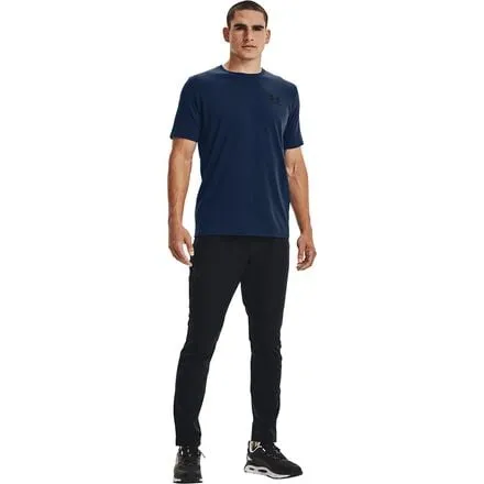 Men's Under Armor Short Sleeve Left Chest Sportstyle Shirt, Academy/Black