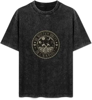 Mens Womens Oversized T Shirt Loose Fit Vintage Washed Tees Short Sleeve Novelty Shirts Tops