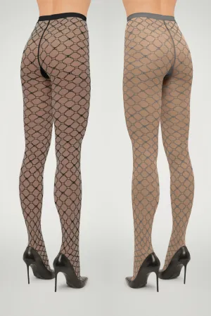 Monogram Tights 20 Denier Monogram Tights 20 Denier