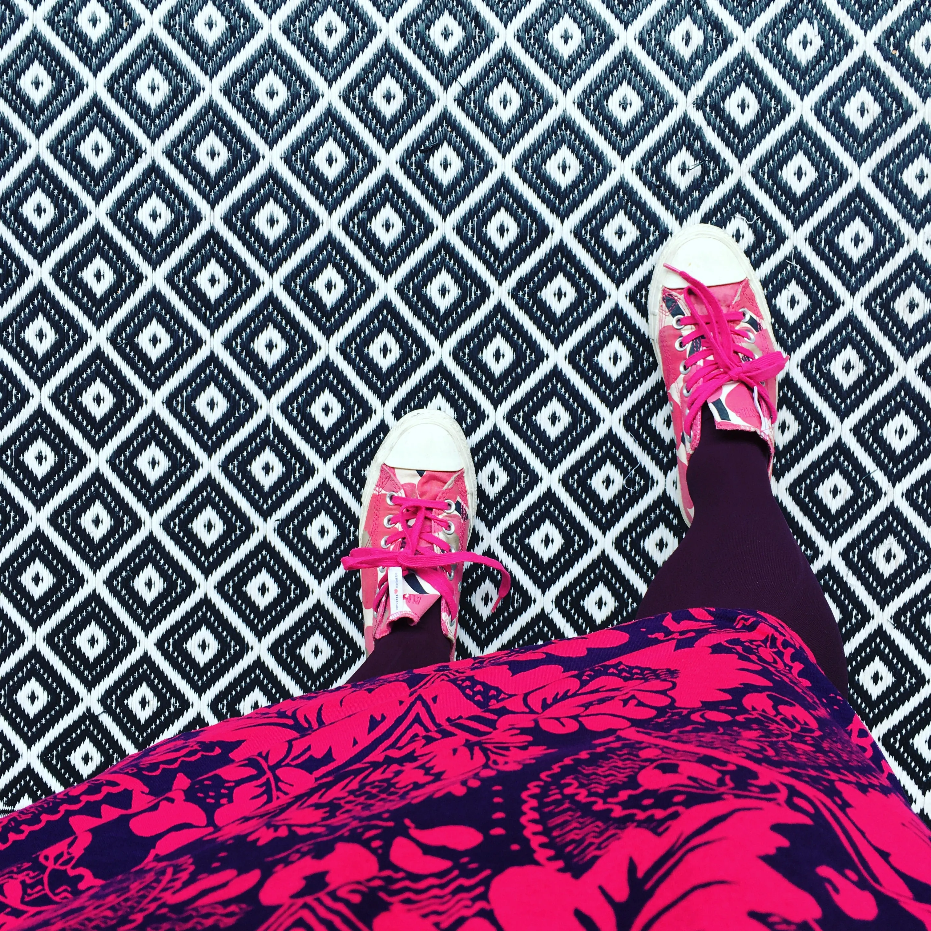 Opaque Tights - Burgundy