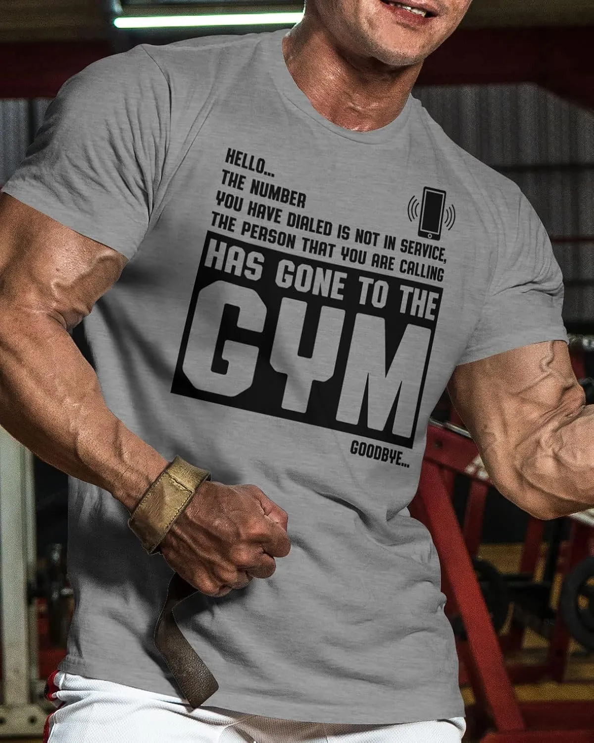 Person Has Gone to The Workout Motivation Thing Gym Shirt for Men